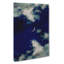 Crescent Moon Through the Clouds in Abstract - Wrapped Canvas-55314487