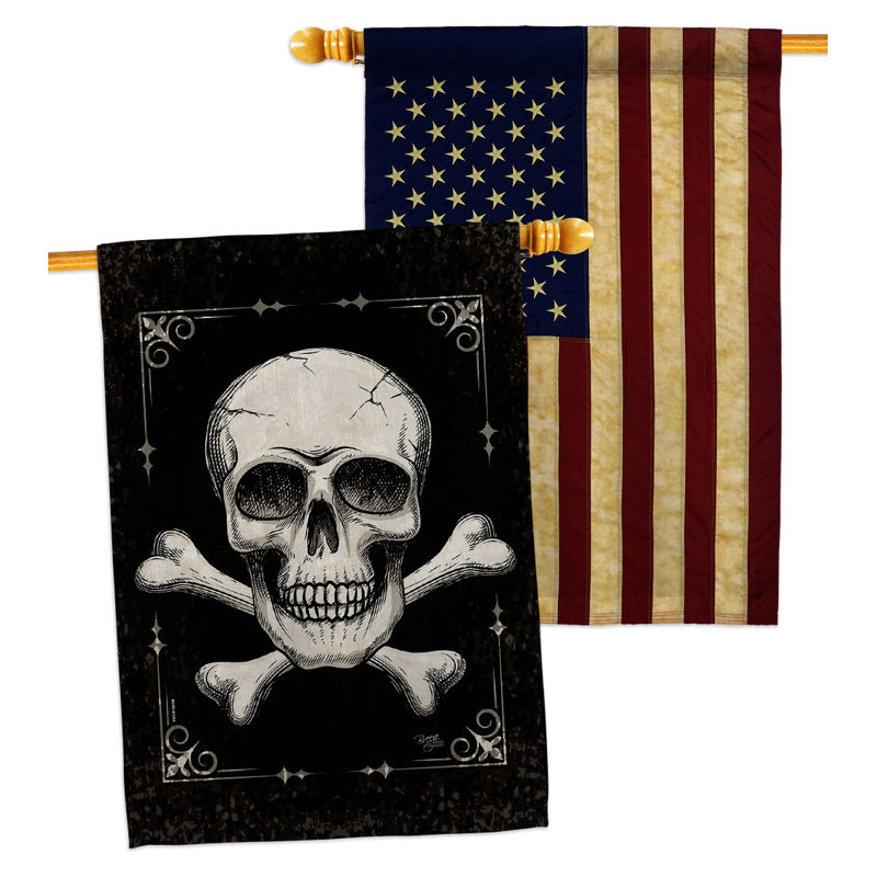 Double Sided 40'' H x 28'' W Polyester House Flag