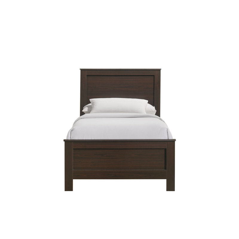 Hirva Picket House Furnishings Santino Twin Panel Bed in Espresso