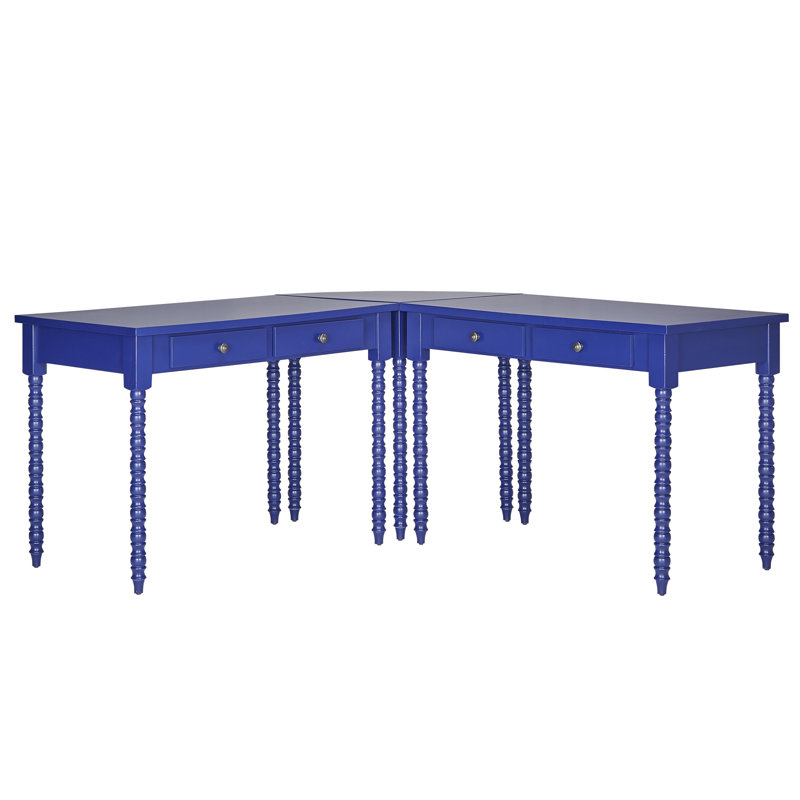 Bureau d'écriture en L Akiyoshi, Bleu marine