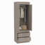 Armoire 2 portes gris clair