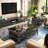 Solid Wood Top Coffee Table