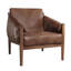 Fauteuil rembourré en cuir 27,6 po Salma-390730770