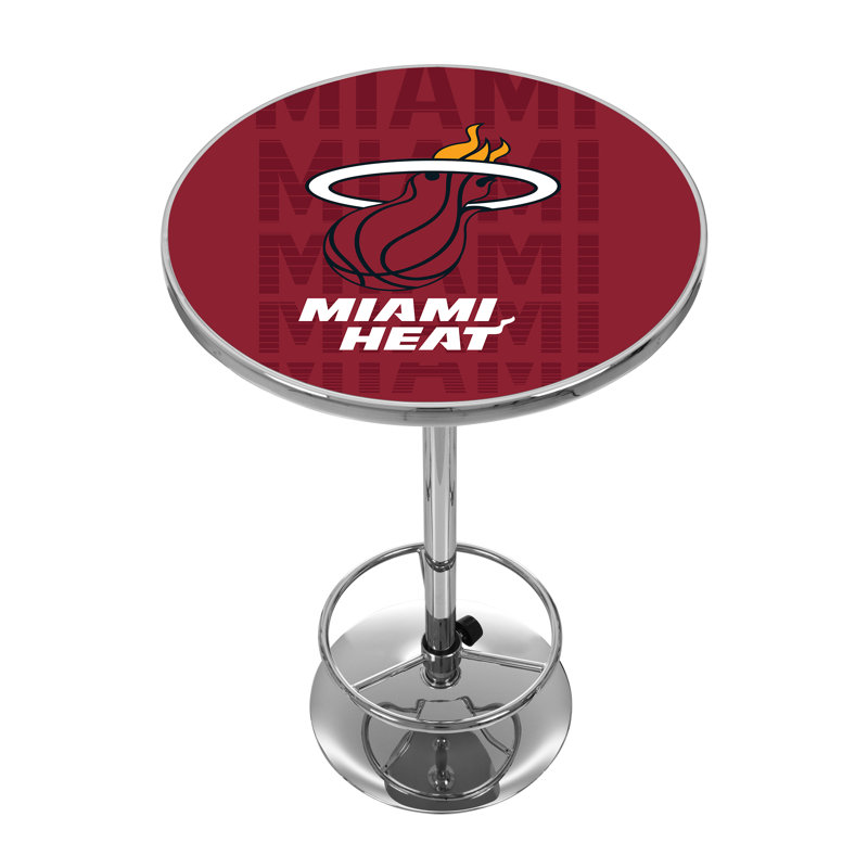 Table de bar avec repose-pieds NBA City, Heat de Miami