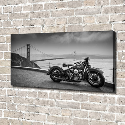 Motorcycle - Wrapped Canvas Print