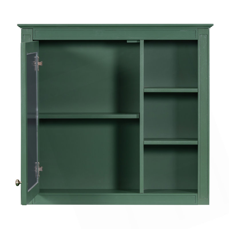 Armoire de rangement murale pour salle de bain avec miroir, armoire à pharmacie dissimulée moderne pour plus d'intimité et d'efficacité