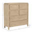 Commode 6 tiroirs Ola, brun