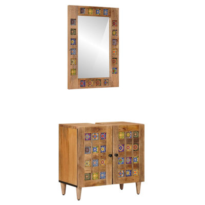 Vanity & Mirror Set
