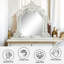 Miroir décoratif blanc antique