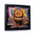 Black Floater Framed