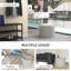 Table basse avec repose-pieds HOMcom