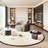 Light luxury curved negotiating sofa