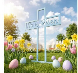 Easter Dress Up Card Garden Decoration