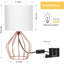 Lampe de table 13,8 po Hakun-1541660405-1541660410