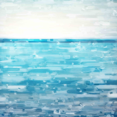 « ana maria island » par parvez taj,-reproduction d’art sur toile tendue