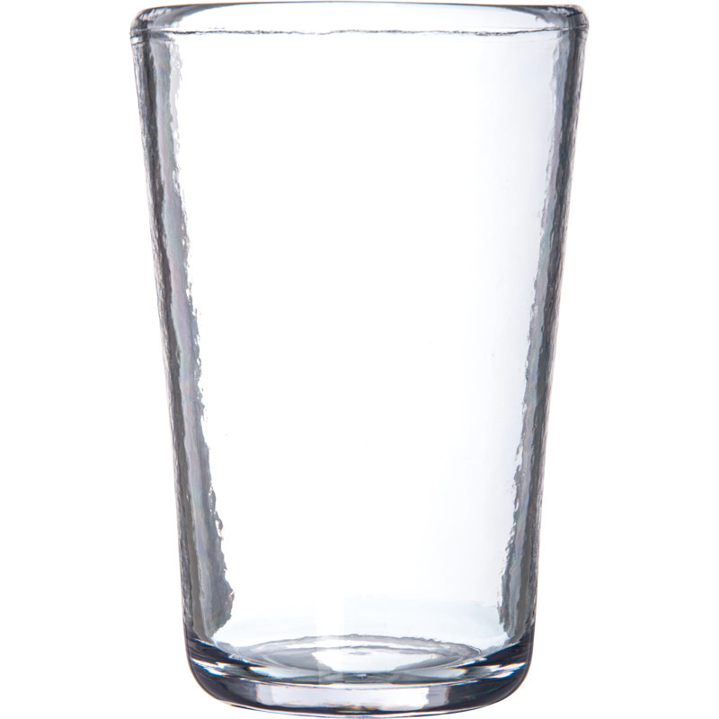 19 oz Verre à boire en plastique, Transparent