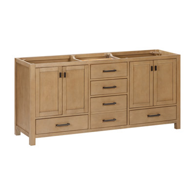 Modero 72'' W Double Bathroom Vanity Base