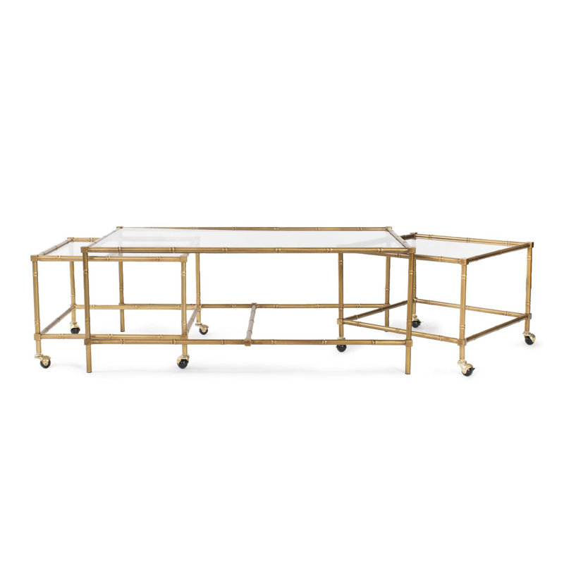 Tables d'appoint à roulettes Benoît