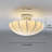 Abrien Silk Semi Flush Mount