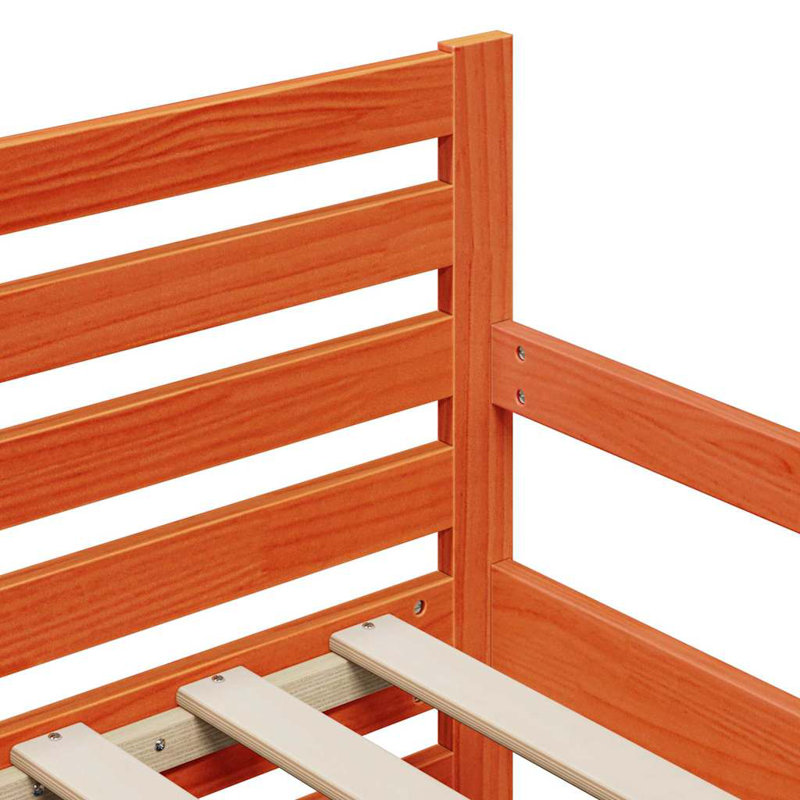 Bed Frame with Headboard Engineered Wood