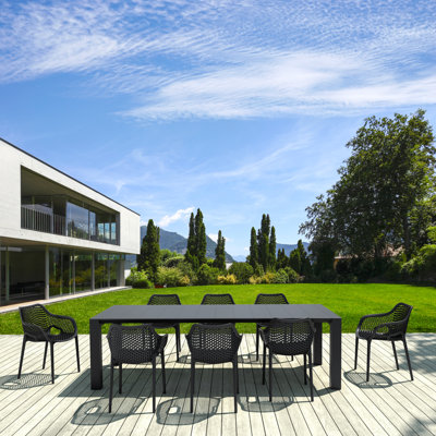 Ensemble de salle à manger rectangulaire pour 8 personnes Farrah