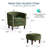 Torrence 31.7'' Upholstered Barrel Chair with Ottoman-921260265-921260271
