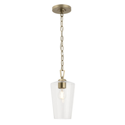 Celino One-Light Pendant with Clear Glass