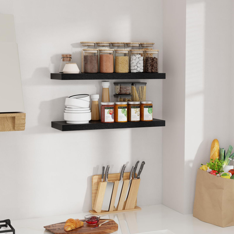 Floating Shelf, Black