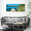 Pier At The Lake - Wrapped Canvas Print