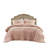 Elise Pink Puffy Floral Boho 3-Piece Full/Queen Comforter Set-116033554-116033552