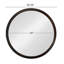 Miroir mural rond en bois-912165430