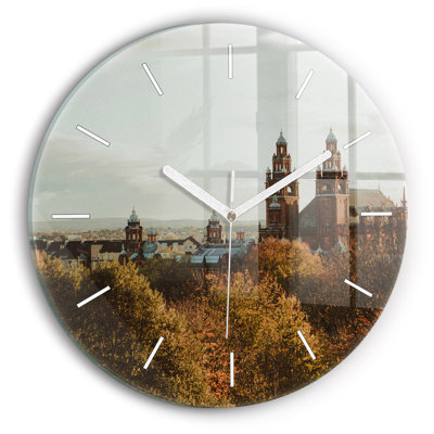 Glass Wall Clock