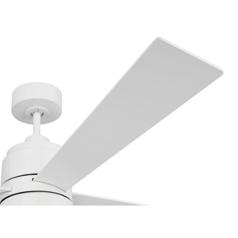 Craftmade McCoy 52" 4-Blade Indoor Ceiling Fan with Pull Chains and Integrated LED Light Kit, White, White, White