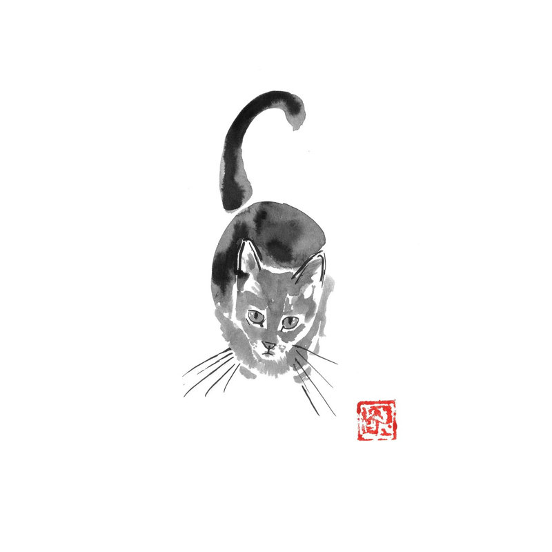 «From Above» par Péchane, reproduction d'art sur toile tendue, H 26 po x l 18 po x 1,5 po