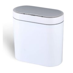 Touchless Motion Trash Can, 8.7 Gallon, White