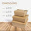 Contenant alimentaire Dejahna - Ensemble de 120-1144899460