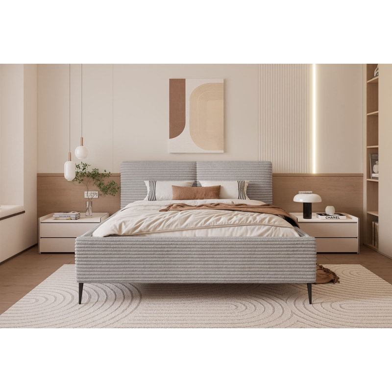 Preslar Upholstered Bed, Tilia 86, 180cm W x 200cm L