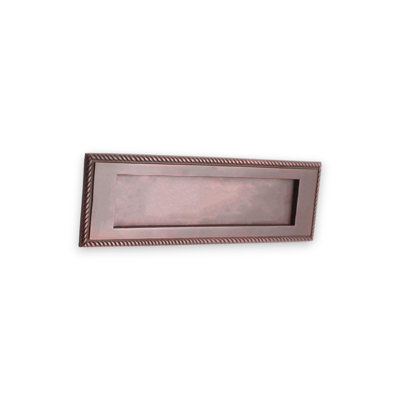 Georgian Letter Plate 250mm Satin Brass