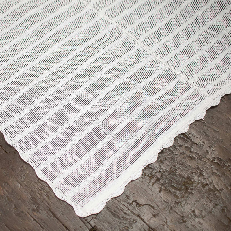 Marty Rectangular Cotton Table Topper