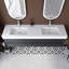 Meuble-lavabo mural 72 po avec lavabo à surface solide intégré-178808640