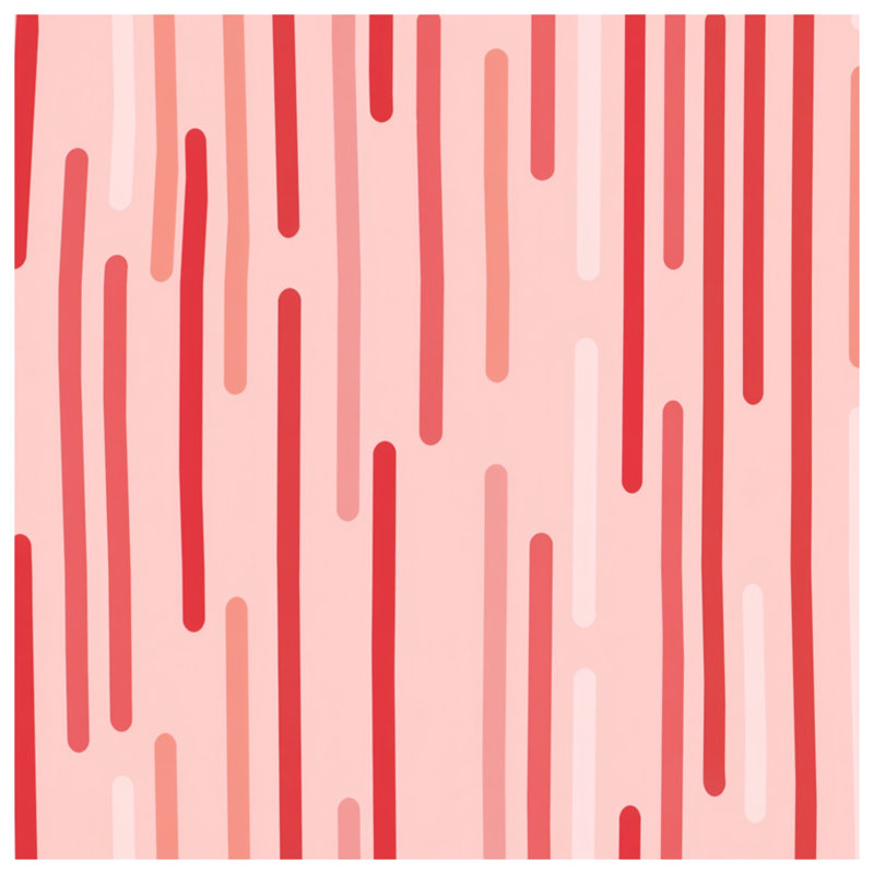 Tapis de bain rouge à rayures rouge, L 24 po x L 17 po