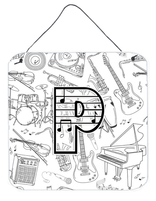 Monogramme « notes musicales », P