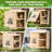 Waterproof Squirrel Nesting Box,External Platform & Porch