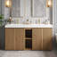 Ensemble de meuble-lavabo autoportant 60 po avec surface solide 60 po-1394072157