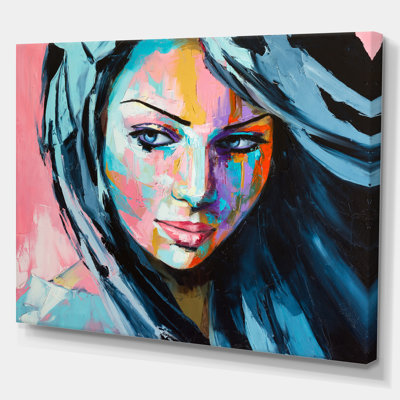« femme portrait trust me », impression