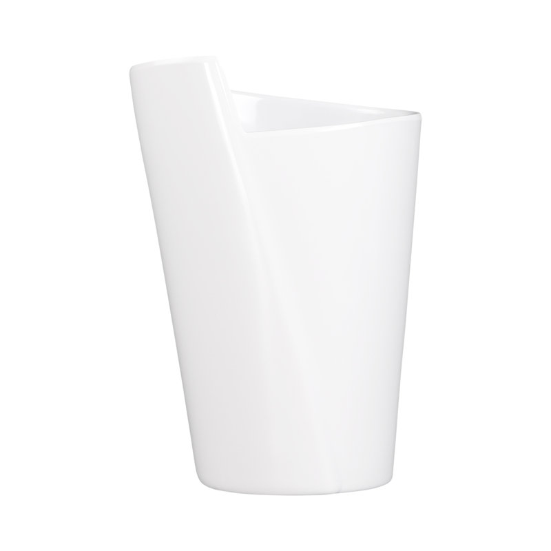 Plastic Round Utensil Crock, 7" H x 4.75" W x 4.75" D