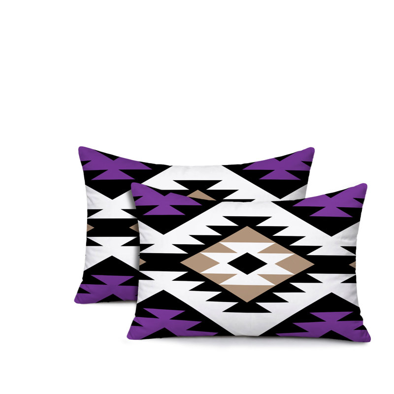 Coussin intérieur / extérieur Seka, 25 x 18, Mauve