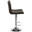 Tricia Swivel Upholstered Adjustable Height Bar Stool