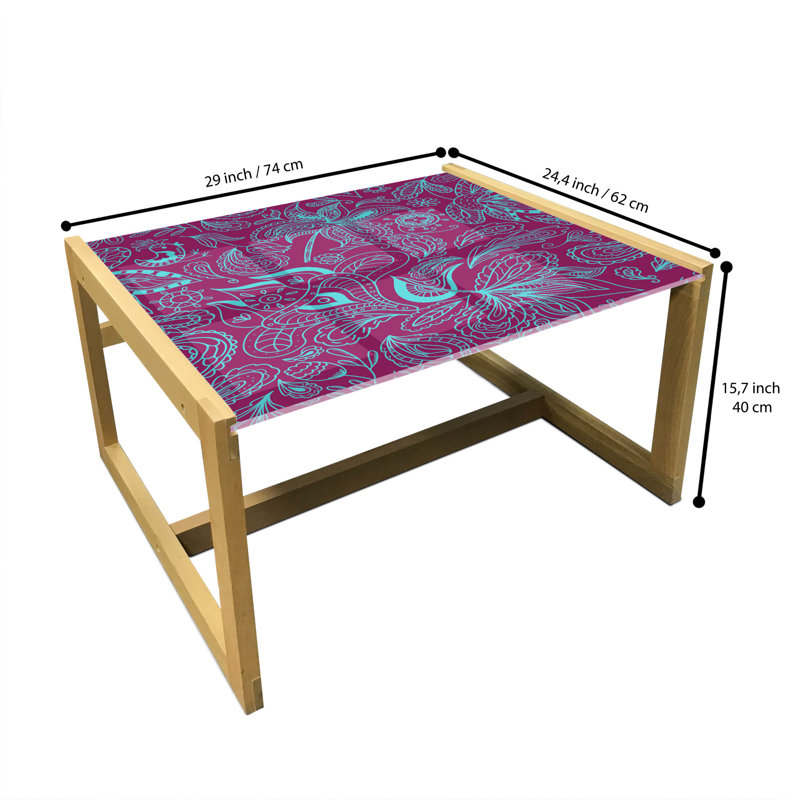 Ini Sled Coffee Table, 62cm H x 74cm W x 40cm D