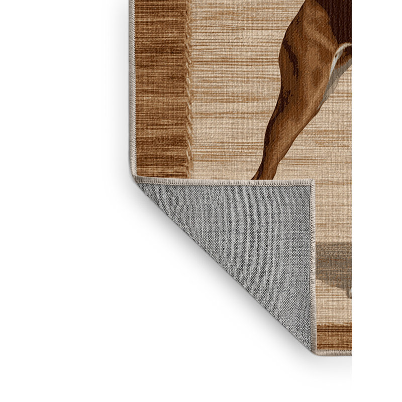  Tapis lavable Cirneco dell'Etna Dogs, Carré 5 pi
